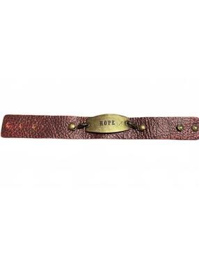Lenny & Ava leather HOPE bracelet